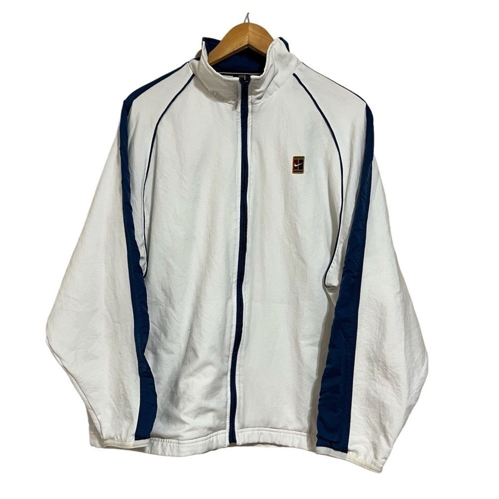 Nike • Vintage Tennis 1990’s Men’s Full Zip Polyester Jacket